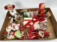 Annalee Christmas Mice Mobilitee Dolls 1971 8