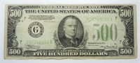 1934 A $500 FEDERAL RESERVE NOTE