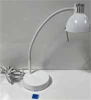 White Adjustable Desk Lamp Works