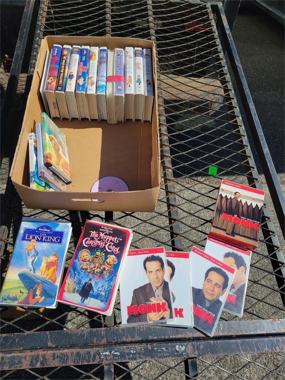 Assorted VHS & DVDs