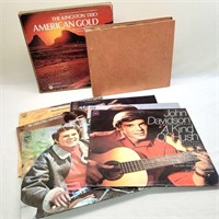 LP Records Lot - American Gold, John Davidson +