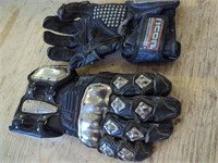 Titanium Studded Icon TiMax Leather Gloves