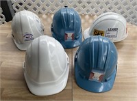 Construction Hardhats Blue & White