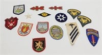 15 Vintage Military Patches