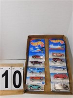 10 Hot Wheels Includes '57 Chevy