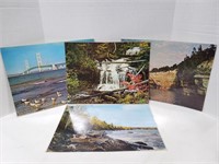 Vintage laminated photography placemats