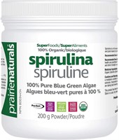 Prairie Naturals Organic spirulina powder 200 Gram