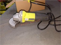 RYOBI corded 4 1/2" barrel grip angle grinder