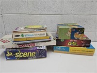 Lot of Board Games & Puzzle Books