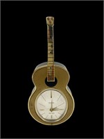 Vintage Swiza Guitar Music Box Alarm Clock