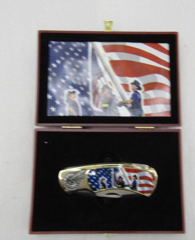 9/11 Memorial Knife in Box