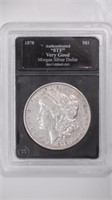 1878 Morgan Silver Dollar 8TF