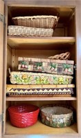 Cabinet Contents - Mixed Baskets Lot