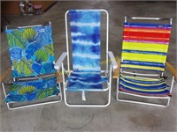 Folding Beach Chairs (3)