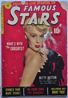 1950 Ziff Davis FAMOUS STARS 10 cent comic Accepte