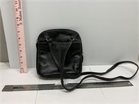 Vintage BASS Black Leather Small Purse Bag