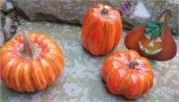 Vintage Ceramic Pumpkins With All You See