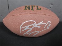 Peyton Manning Signed Football COA Pros