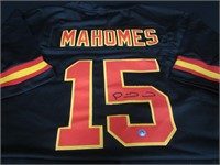 Patrick Mahomes Signed Jersey COA Pros