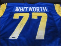 Andrew Whitworth Signed Jersey Heritage COA