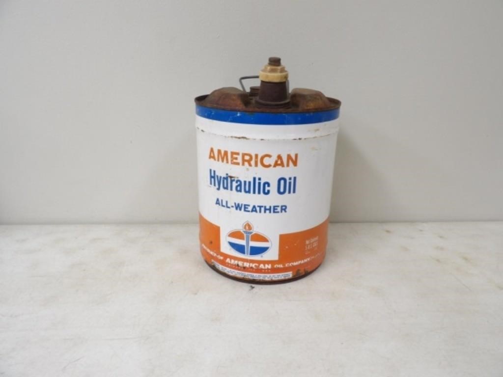 Standard American Hyd. Oil 5 Gal. Can