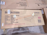 Baxton Studio 10-Pair Storage Bench Shoe Organizer
