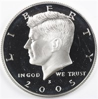 2005-S 90% Silver Proof Kennedy Half Dollar