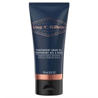 (2) King C. Gillette Men’s Transparent Shave Gel