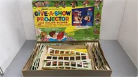 1962 KENNER GIVE-A-SHOW PROJECTOR & SLIDES W/ BOX