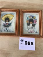 DEGRAZIA FRAMED WATERCOLOR PICTURES