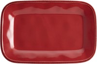 Rachael Ray Cucina 12-Inch Platter  Cranberry Red