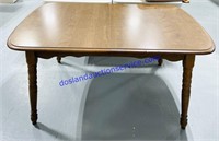 Wooden Dining Table w/ 3 Additional Leaves (57 x