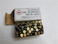 .38 Special 150 Gr. Lead Ammo