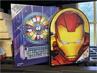 wheel of fortune game & iron man prime 3d puzzle