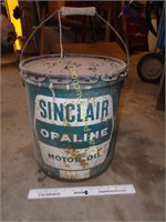 Sinclair OPALINE 5 Gal. Motor Oil Can