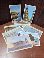 8 VINTAGE POST CARDS OF CALIFORNIA - LOT 4