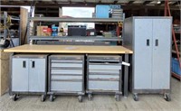 Gladiator Workbench & Castered Cabinets