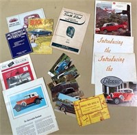 vintage car literature