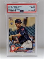 2018 Topps Update Shane Bieber RC US198 PSA 9