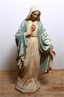 Immaculate Heart of Mary Statue, Catholic, 1920s