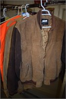 Two Men's Leather Jackets