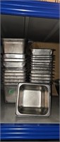 Pile of stainless steel inserts