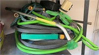 Hoses, Sprinklers, Large Lot