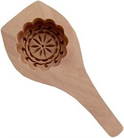 Alpine Cuisine Carved Wooden Maamoul Cookie Press