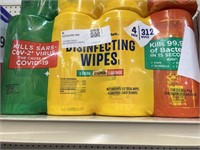 MM disinfecting wipes 312 wipes
