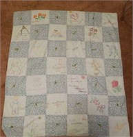 Lap or baby blanket by Gene Wagoner family