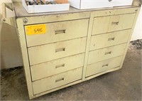 (3) METAL CABINETS w/ CONTENTS