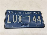 1973 SOUTH CAROLINA  LICENSE TAG