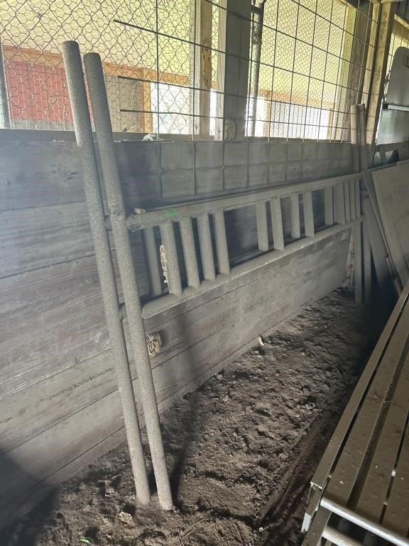 Horse wash rack stintion