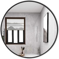 Round Wall-Mounted Mirror